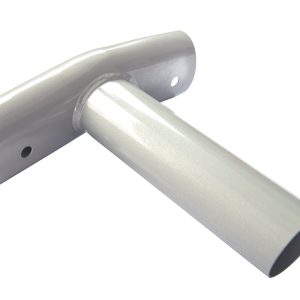 Power Steel 22' x 52 Round Above Ground Pool T-Connector Replacement. Light Gray