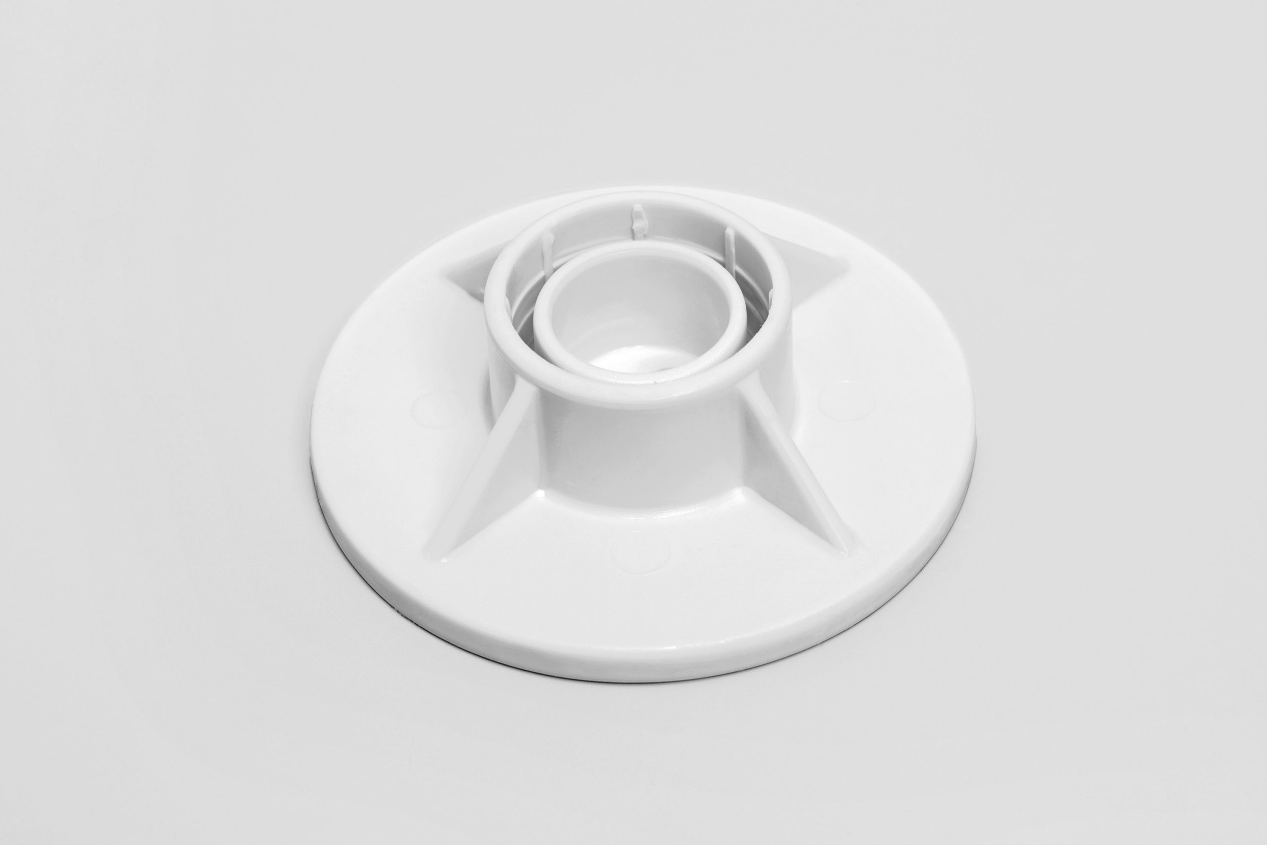 Steel Pro Rectangular Above Ground Pool Vertical Leg Cap Replacement. White